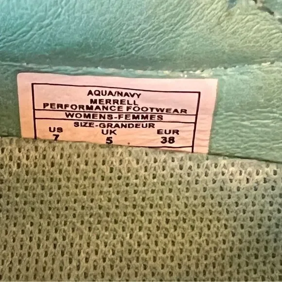 MERRELL Women's Encore Moc Pro
Shine Clog Shoes, Aqua/Navy/Grey Sz 7 - Picture 12 of 12